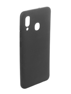 Чехол Brosco для Samsung Galaxy A20 Black SS-A20-COLOURFUL-BLACK