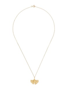 Aurelie Bidermann 18kt yellow gold Ginkgo necklace