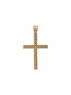 John Hardy 18kt yellow gold Jawan cross pendant