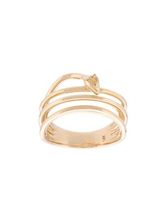 Adeesse stackable snake head ring