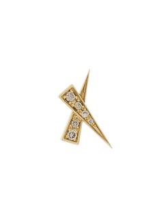 Daou 18kt gold Kiss diamond earring