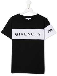 Givenchy Kids футболка с логотипом