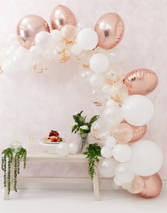 Набор из 70 воздушных шаров цвета розового золота для арки Ginger Ray - Мульти