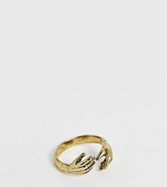 Золотистое кольцо Reclaimed Vintage эксклюзивно для ASOS - Золотой