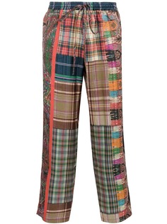 Pierre-Louis Mascia patchwork cropped trousers