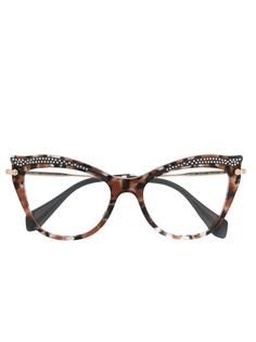 Miu Miu Eyewear очки с кристаллами
