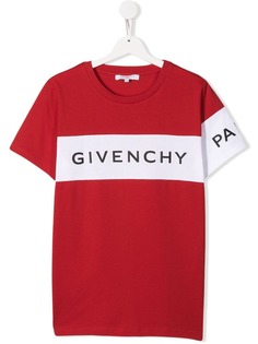 Givenchy Kids футболка с логотипом