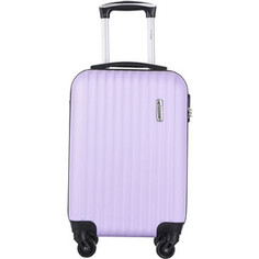 Чемодан LCASE Krabi Light purpule (S) с расширением Lcase