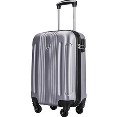 Чемодан LCASE Bangkok gray (S) с расширением Lcase