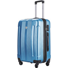 Чемодан LCASE Bangkok blue (M) с расширением Lcase