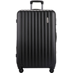 Чемодан LCASE Krabi Black (L) с расширением Lcase