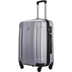 Чемодан LCASE Bangkok gray (M) с расширением Lcase