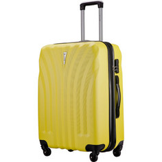 Чемодан LCASE Phuket Light yellow (M) с расширением Lcase