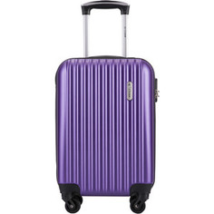 Чемодан LCASE Krabi New purple (S) с расширением Lcase