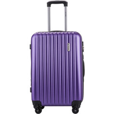 Чемодан LCASE Krabi New purple (M) с расширением Lcase