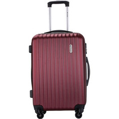 Чемодан LCASE Krabi Red wine (M) с расширением Lcase