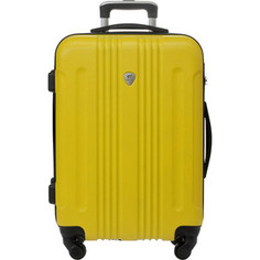 Чемодан LCASE Bangkok Light yellow (M) с расширением Lcase