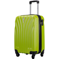 Чемодан LCASE Phuket K17 green (S) с расширением Lcase