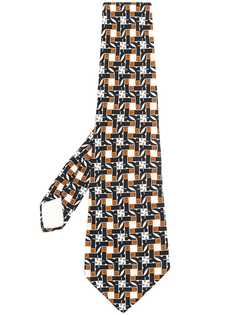 Hermès Pre-Owned галстук 1970-х годов