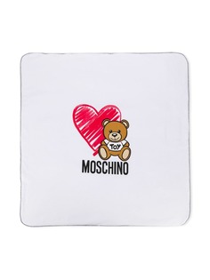 Moschino Kids одеяло с принтом