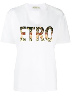 Etro футболка с логотипом