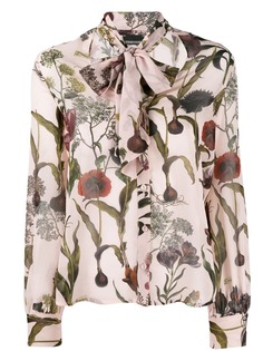 Ermanno Ermanno рубашка с цветочным принтом