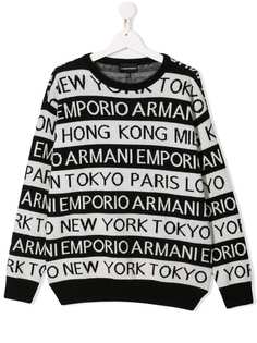 Emporio Armani Kids свитер с логотипом
