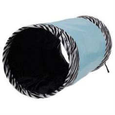 Домики, лежаки, переноски, когтеточки Тоннель для кошек MAJOR Colour шуршащий голубой 25х50 см