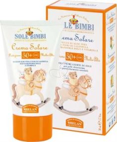 Средства по уходу за телом и за кожей лица для детей Солнцезащитный крем Helan Sole Bimbi Crema Solare SPF50+ 50 мл