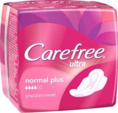 Средства личной гигиены Прокладки Carefree Ultra Normal Plus 24 шт