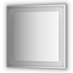Зеркала для ванной Зеркало в багетной раме Evoform 90x90 см с подсветкой