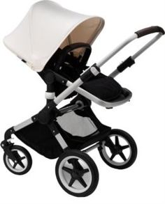 Детские коляски, автокресла и аксессуары Детская коляска Bugaboo Fox 2в1 Alu/Black Fresh White