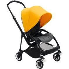 Детские коляски, автокресла и аксессуары Прогулочная коляска BUGABOO Bee5 complete Grey Melange/Sunrise Yellow