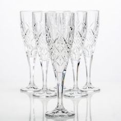 Посуда для напитков Набор фужеров для шампанского Crystal Bohemia Эльза Сириус (1KD08/0/99006/180)