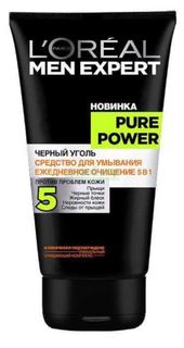 Уход за кожей лица Средство для умывания L`Oreal Men Expert Pure Power Черный уголь 150 мл L’Oréal