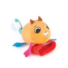 Игрушка для новорожденных Погремушка на ручку бельчонок хруми Happy snail 14HSB02HR