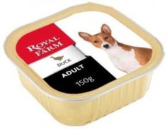 Влажный корм и консервы для собак Корм для собак Royal Farm Adult утка, 150 г