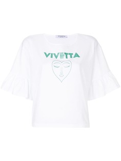 Vivetta футболка с принтом логотипа