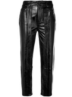 Aalto укороченные брюки с вощеным покрытием