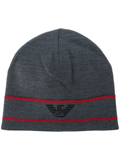 Emporio Armani logo beanie