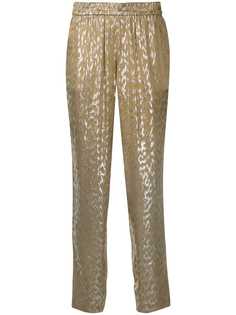 Layeur metallic tapered trousers