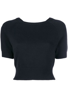 Cashmere In Love cropped knitted top