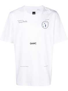 Oamc slogan print T-shirt