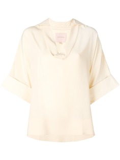 Roksanda блузка в стиле оверсайз с короткими рукавами