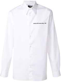 Calvin Klein 205W39nyc рубашка с вышивкой