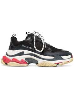 Balenciaga кроссовки Triple S на шнуровке