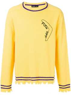 Riccardo Comi свитер с бахромой