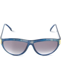Yves Saint Laurent Pre-Owned солнцезащитные очки с мраморным эффектом
