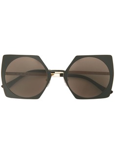 Marni Eyewear солнцезащитные очки в квадратной оправе