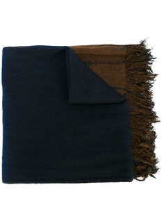 Suzusan полосатый шарф с необработанными концами